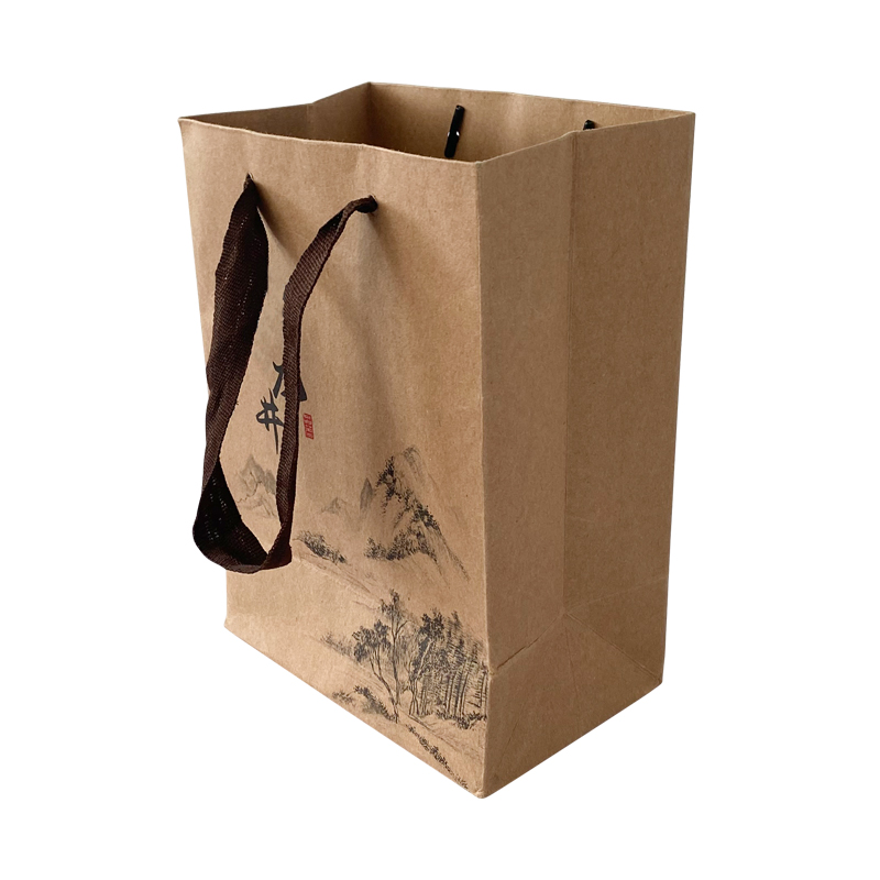 古風龍(lóng)井茶(chá)葉牛皮紙袋